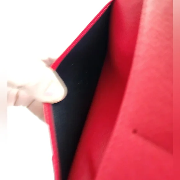 Louis Vuitton Red Epi Leather Wallet - Picture 7 of 9